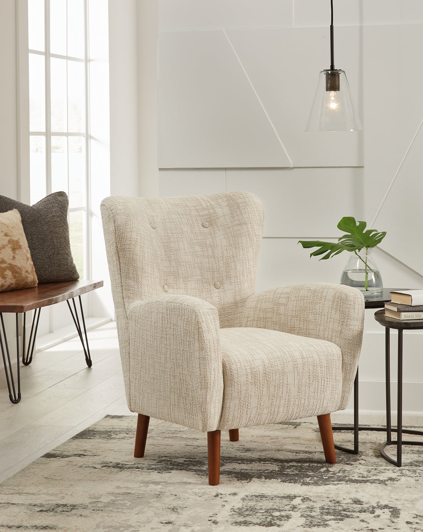 The Furniture Outlets - Ashley Furniture - Jemison Next-Gen Nuvella Accent Chair - Accent Chair / Dune - A3000638