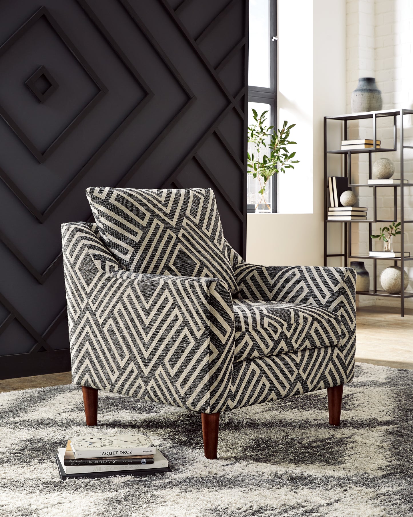 The Furniture Outlets - Ashley Furniture - Morrilton Next-Gen Nuvella Accent Chair - Accent Chair / Natural/Charcoal - A3000641