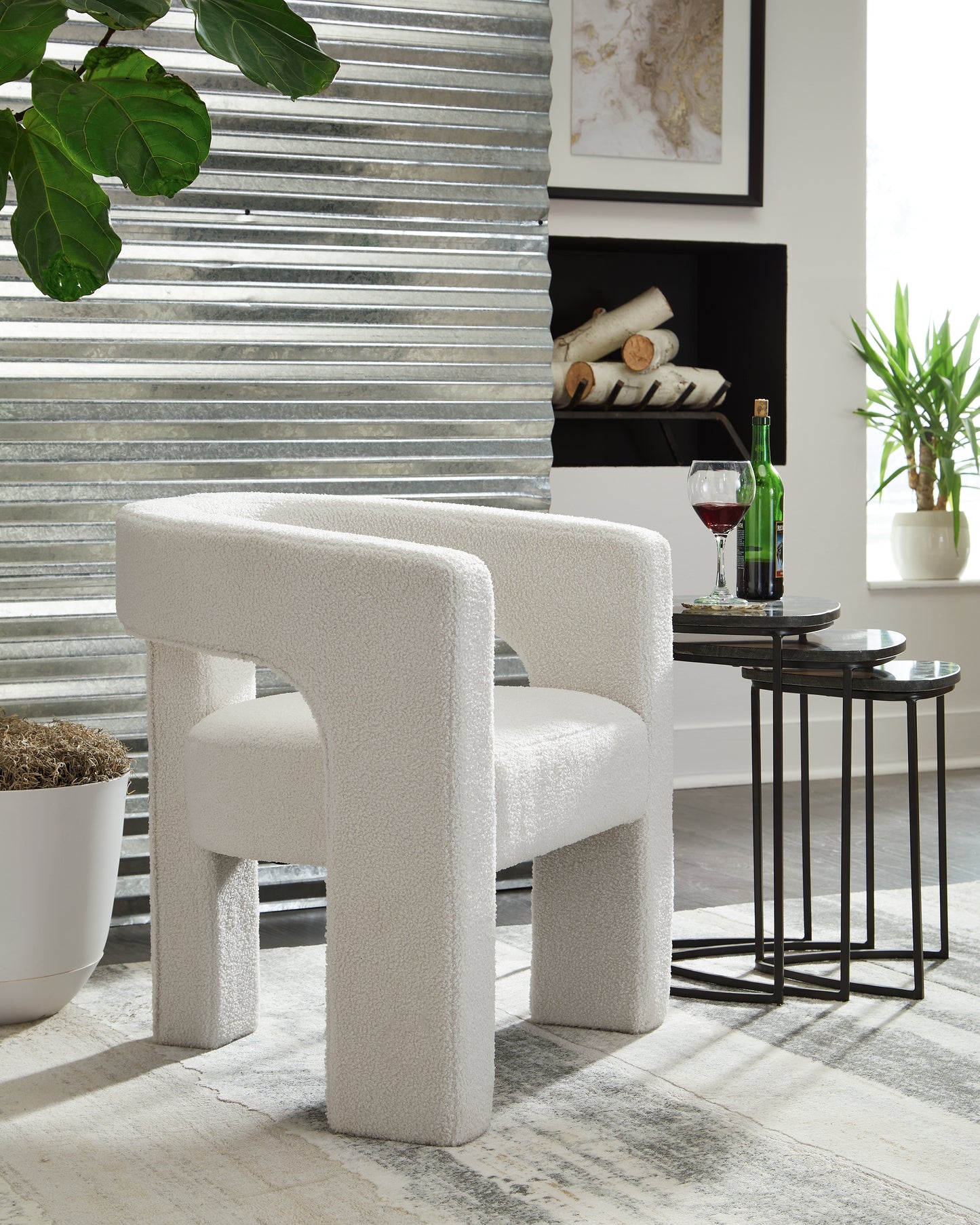 The Furniture Outlets - Ashley Furniture - Landick Accent Chair - Accent Chair / Ivory - A3000699
