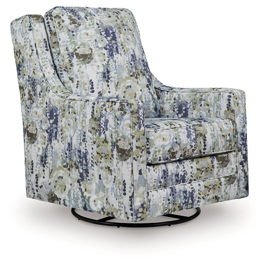 The Furniture Outlets - Ashley Furniture - Dustinford Swivel Glider Accent Chair - Swivel Glider Accent Chair / Multi - A3000732