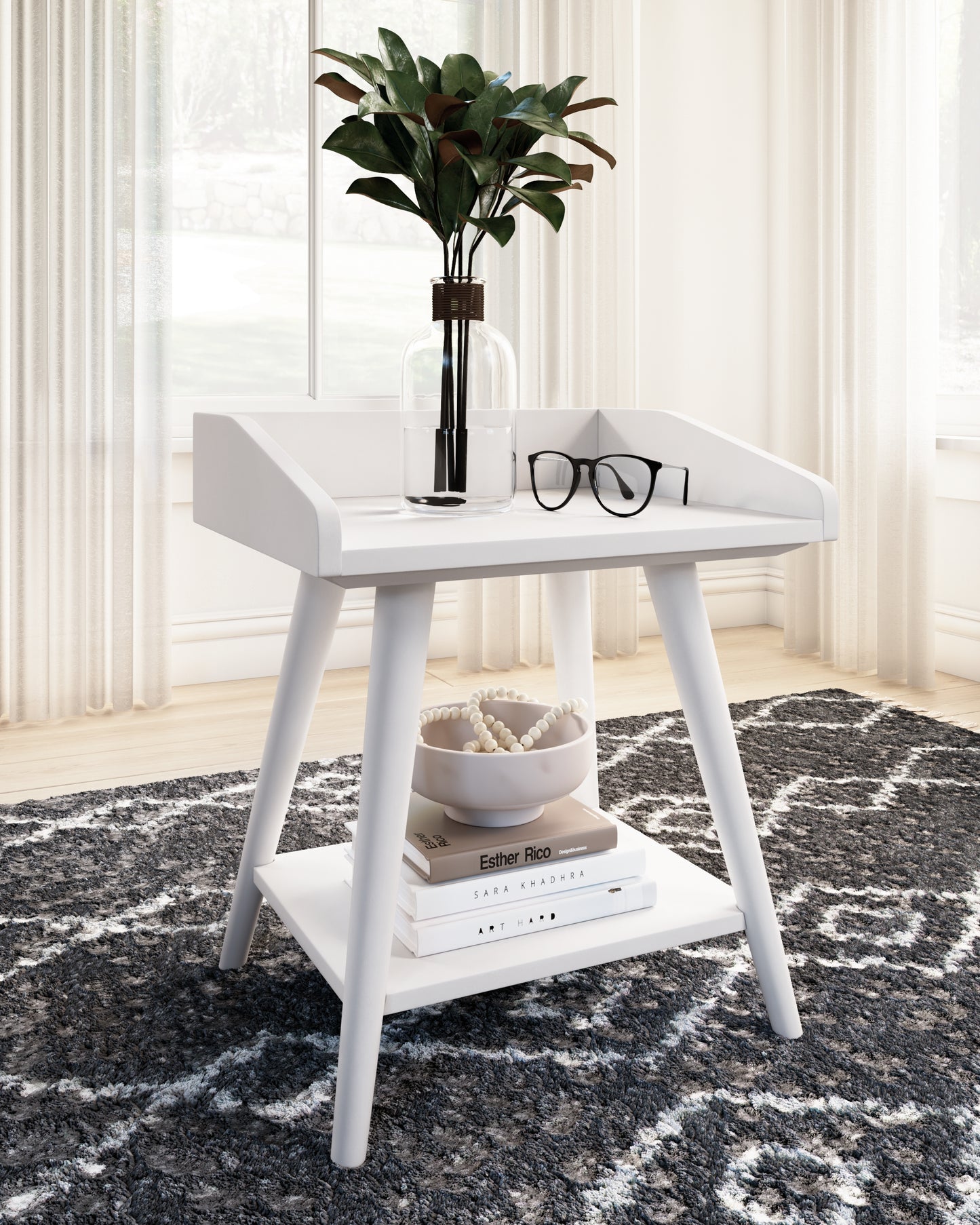 The Furniture Outlets - Ashley Furniture - Blariden Accent Table - Accent Table / White - A4000367