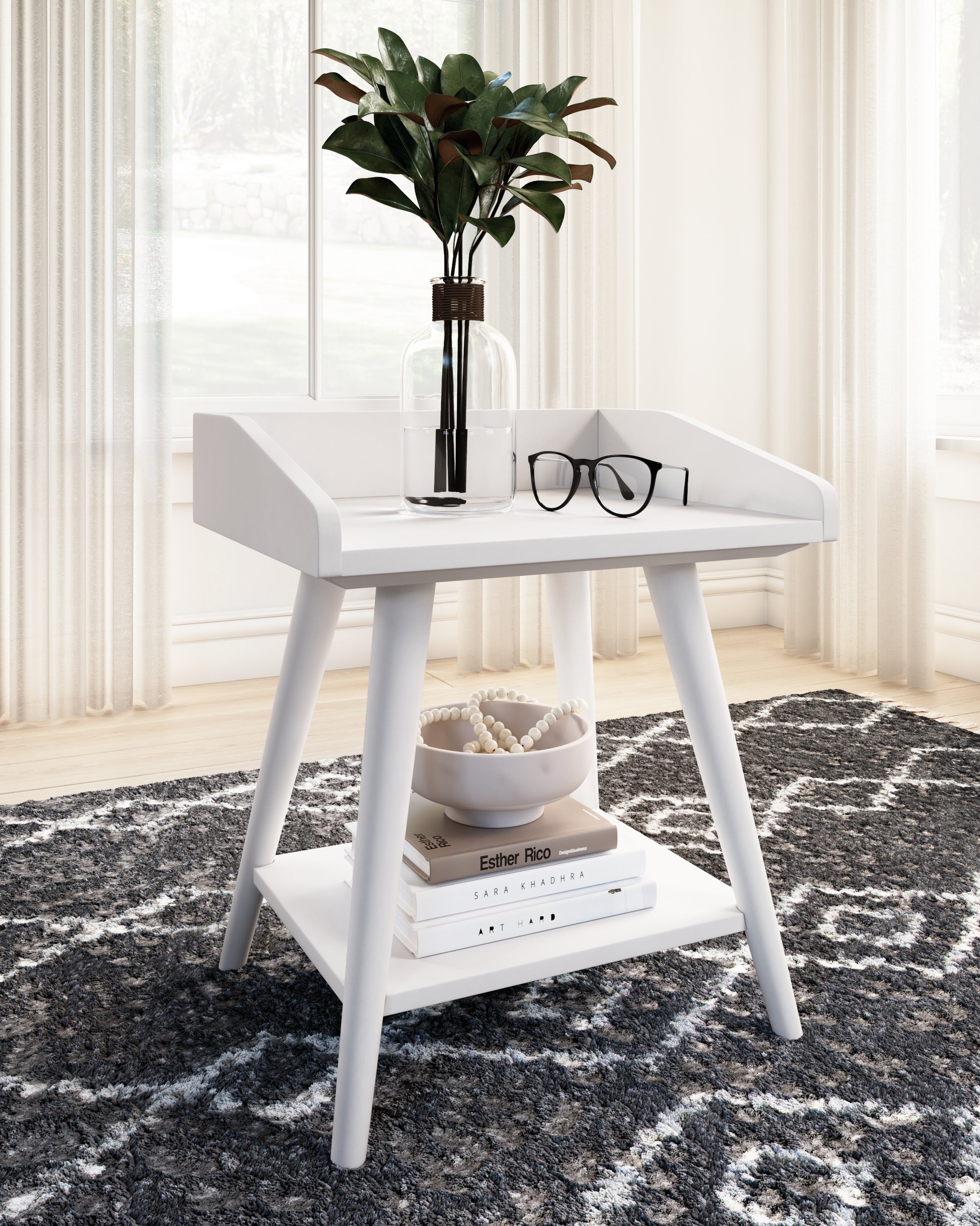 The Furniture Outlets - Ashley Furniture - Blariden Accent Table - Accent Table / White - A4000367