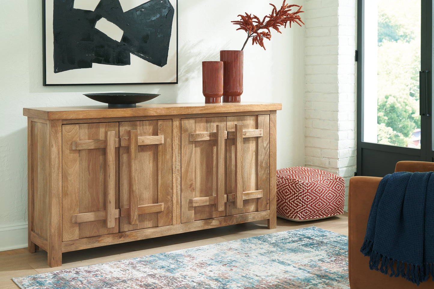 The Furniture Outlets - Ashley Furniture - Dresor Accent Cabinet - Accent Cabinet / Natural - A4000578