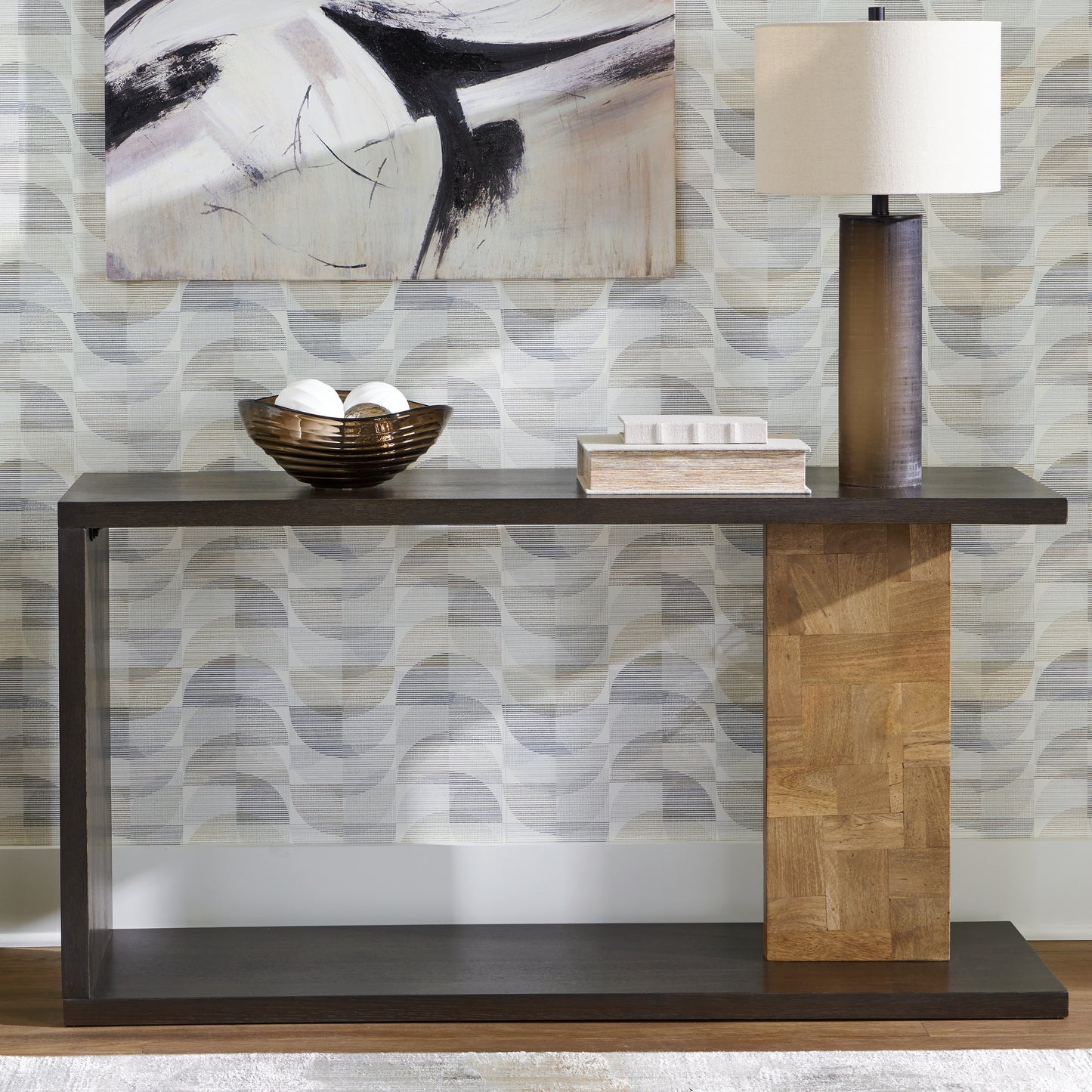 The Furniture Outlets - Ashley Furniture - Camlett Console Sofa Table - Console Sofa Table / Brown - A4000594