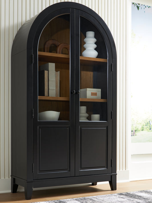 The Furniture Outlets - Ashley Furniture - Dagandale Accent Cabinet - Accent Cabinet / Natural/Black - A4000705