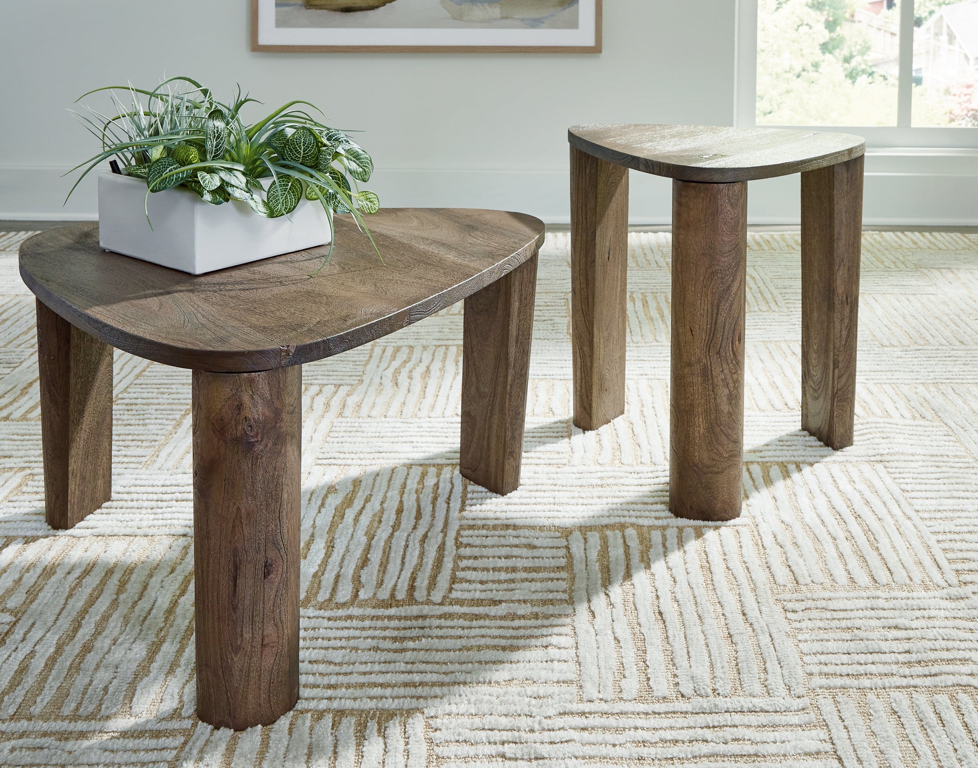 The Furniture Outlets - Ashley Furniture - Reidport Accent Coffee Table (Set of 2) - Accent Cocktail TBL Set (Set of 2) / Grayish Brown - A4000604