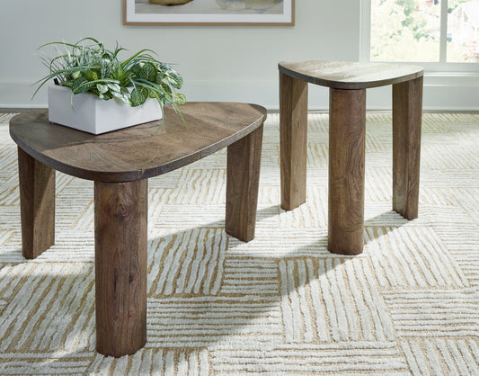 The Furniture Outlets - Ashley Furniture - Reidport Accent Coffee Table (Set of 2) - Accent Cocktail TBL Set (Set of 2) / Grayish Brown - A4000604