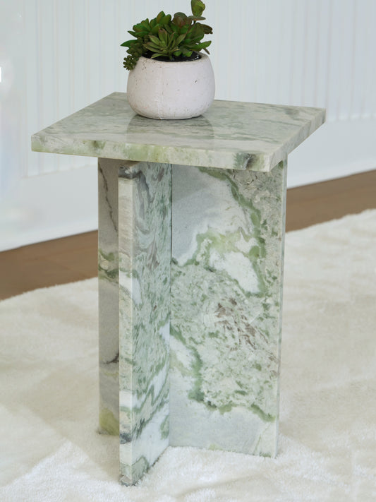 The Furniture Outlets - Ashley Furniture - Deaconwell Accent Table - Accent Table / White/Green - A4000648