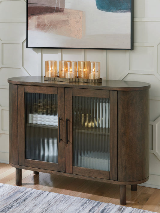 The Furniture Outlets - Ashley Furniture - Mayridge Accent Cabinet - Accent Cabinet / Medium Brown - A4000694