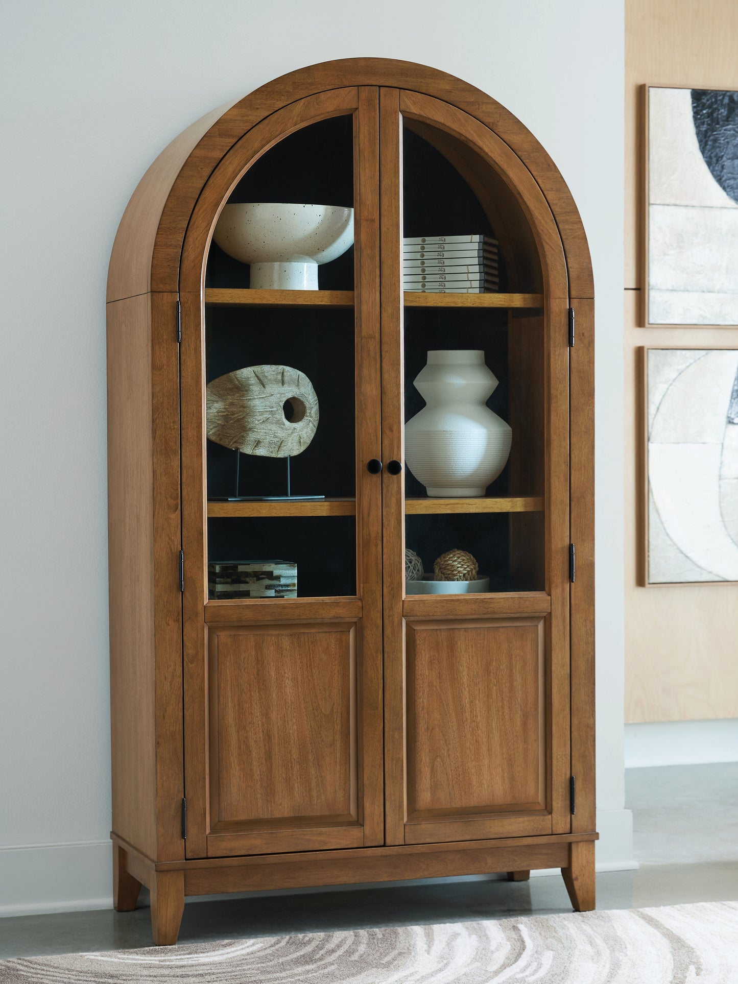 The Furniture Outlets - Ashley Furniture - Dagandale Accent Cabinet - Accent Cabinet / Natural/Black - A4000705