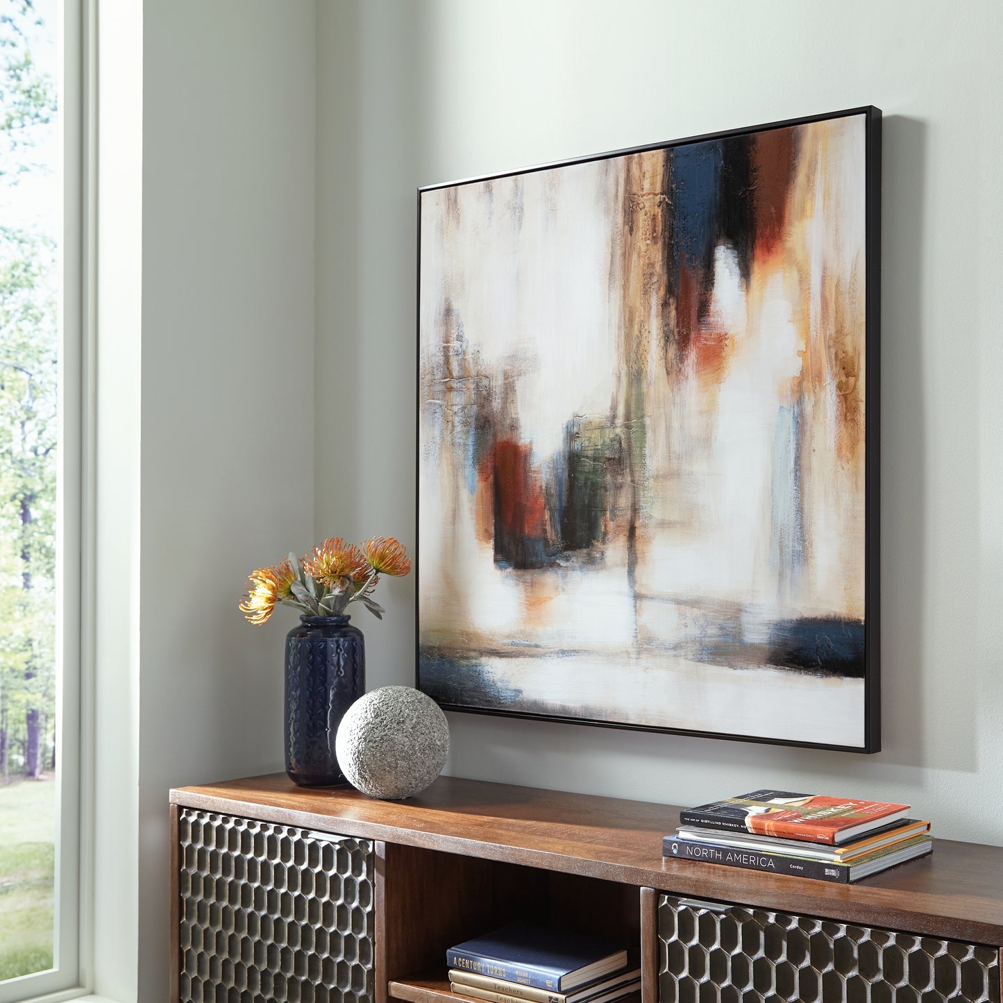 The Furniture Outlets - Ashley Furniture - Pigeonford Wall Decor - Wall Art / Multi - A8000348