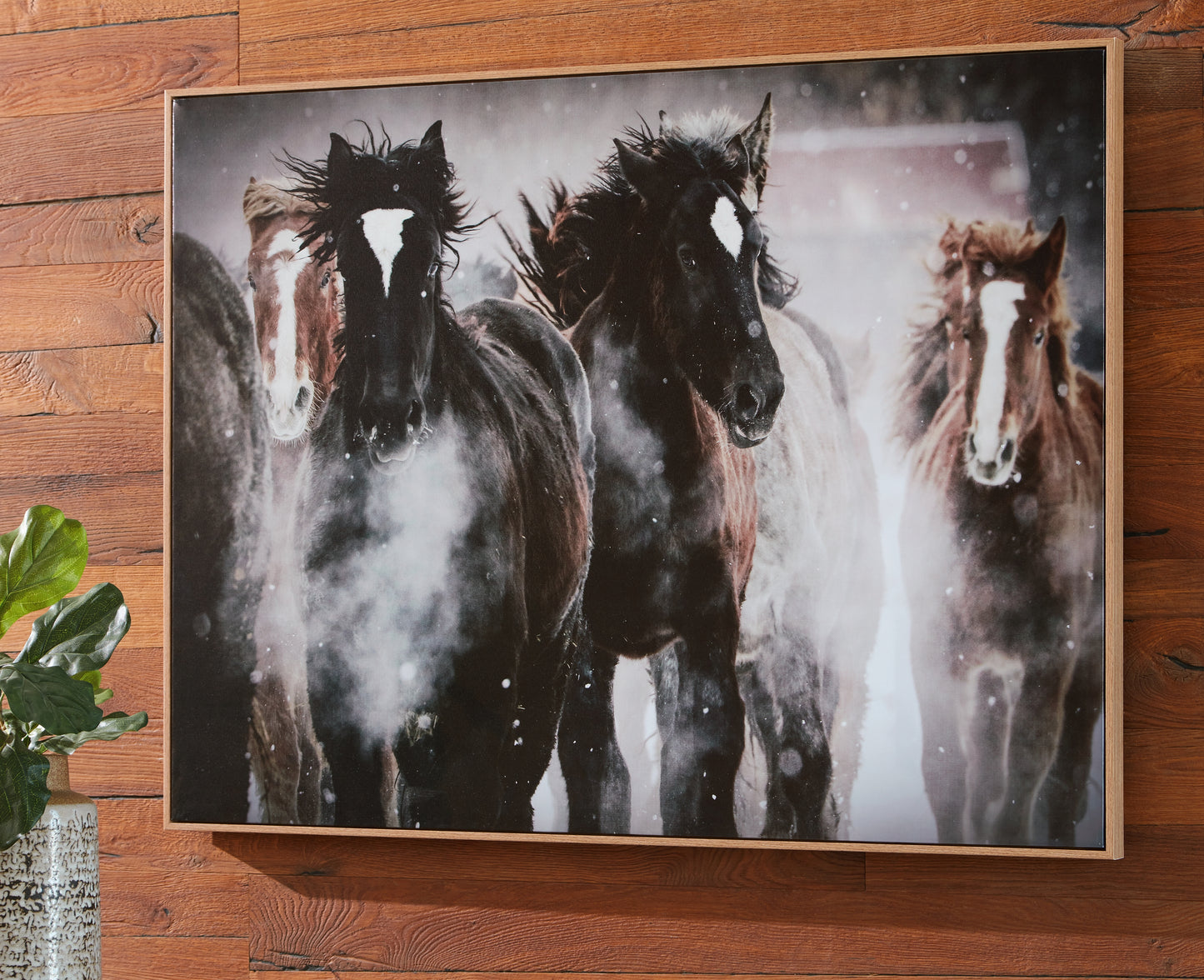 The Furniture Outlets - Ashley Furniture - Chaseburn Wall Decor - Wall Art / Brown/Black/White - A8000380