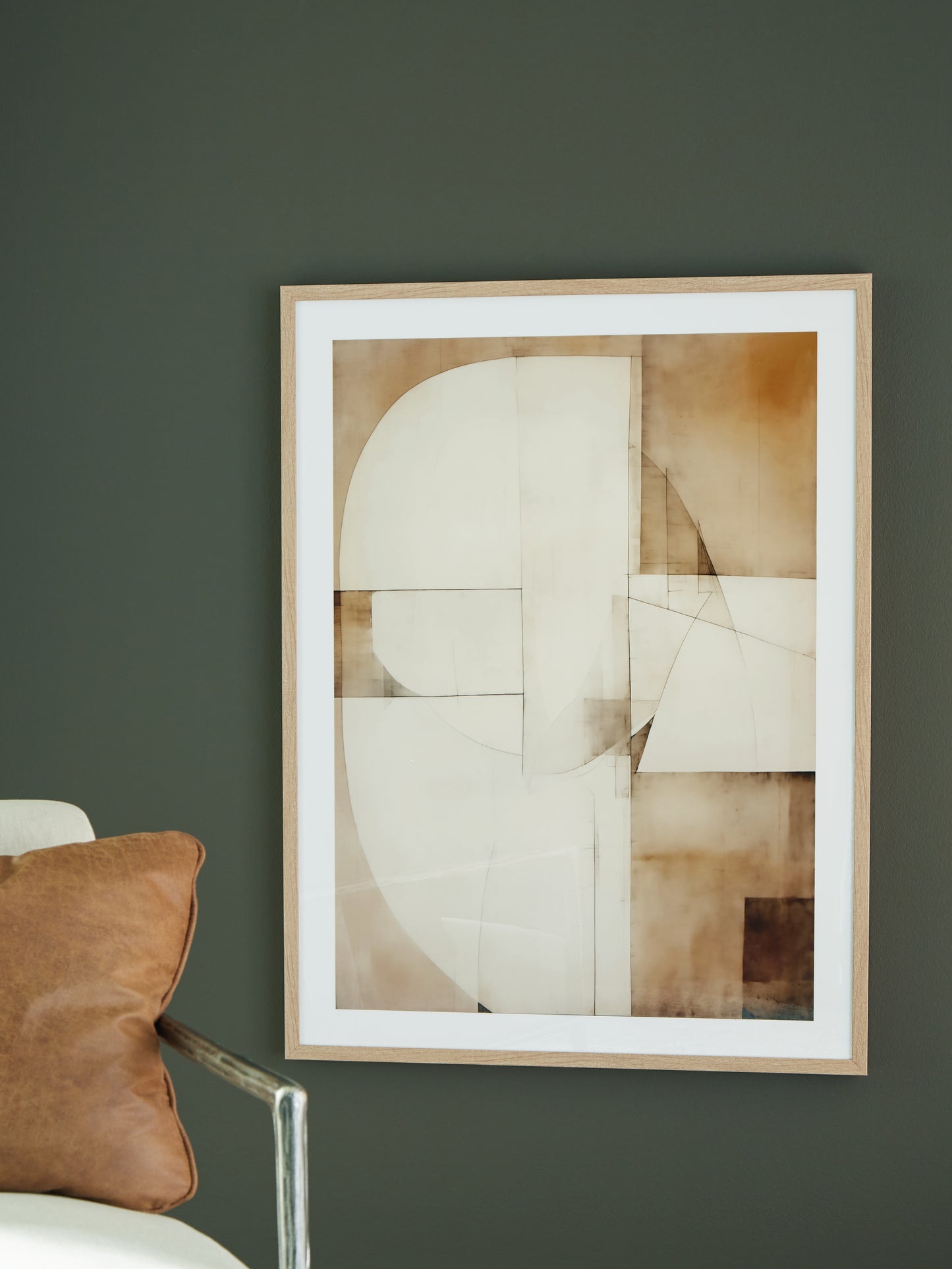 The Furniture Outlets - Ashley Furniture - Corlain Wall Decor - Wall Art / Brown/Tan/White - A8000407
