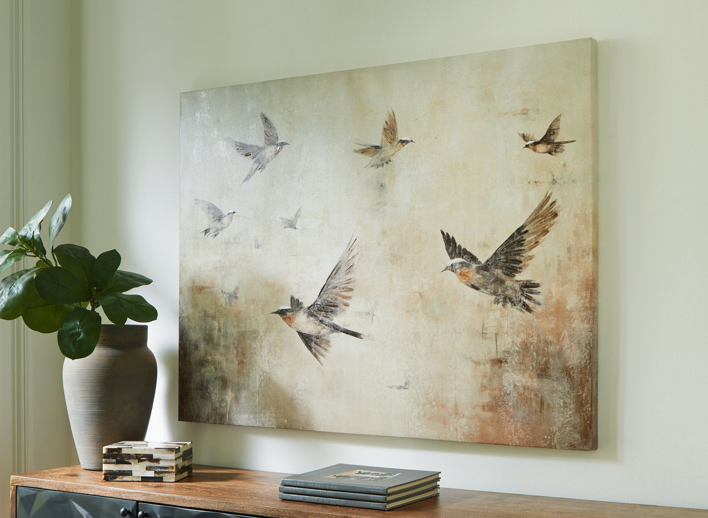 The Furniture Outlets - Ashley Furniture - Collmund Wall Decor - Wall Art / Gray/Brown - A8000413