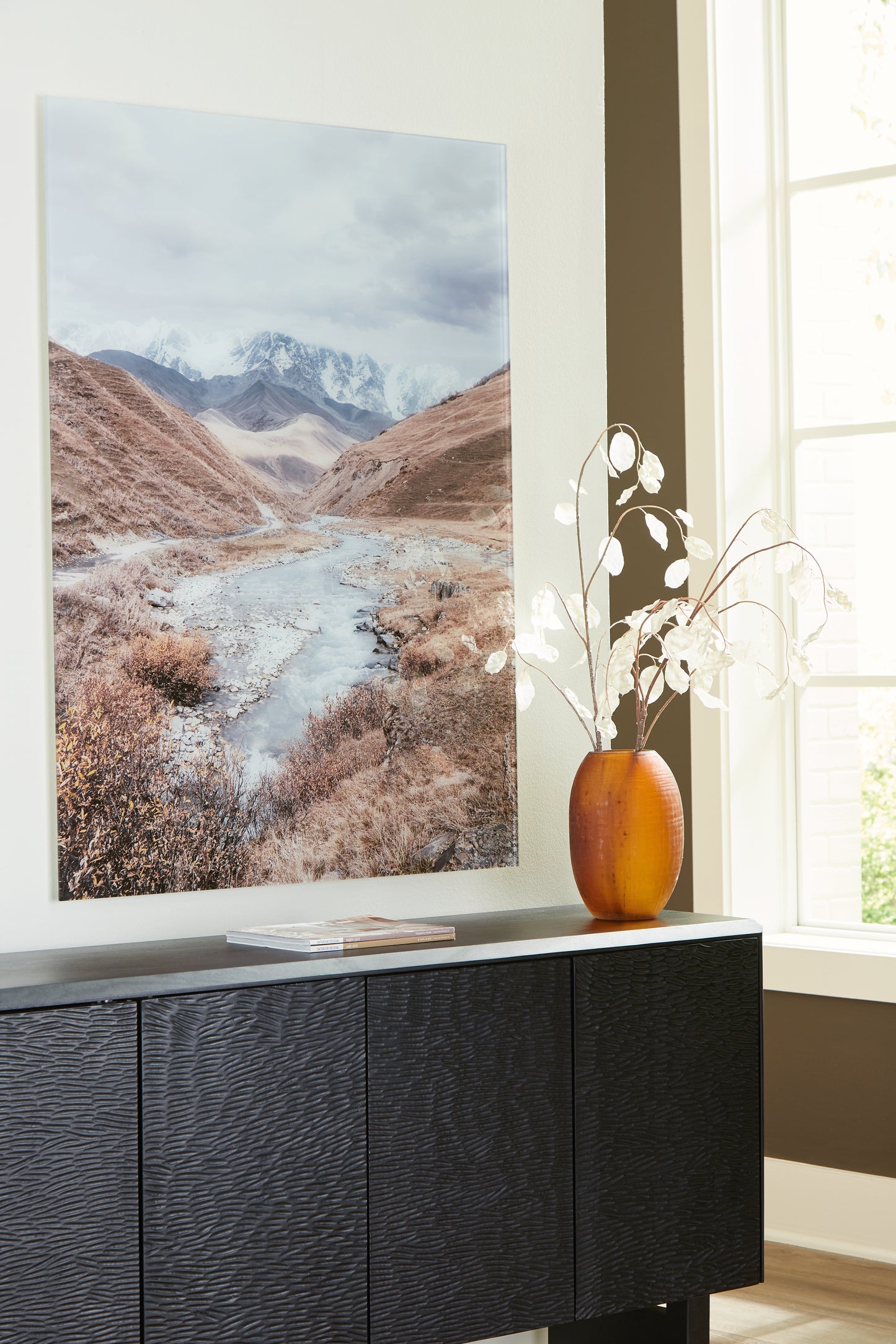 The Furniture Outlets - Ashley Furniture - Darinby Wall Decor - Wall Art / Gray/Brown/White - A8000420
