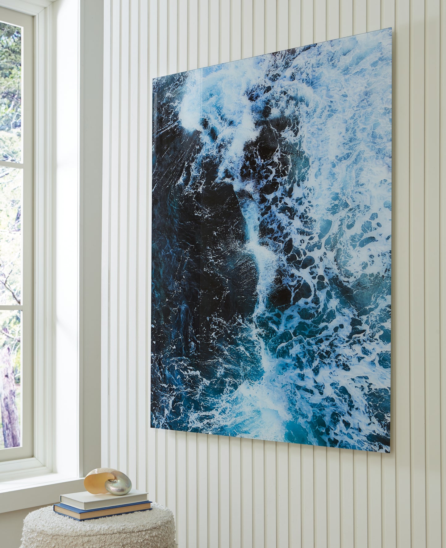 The Furniture Outlets - Ashley Furniture - Clemick Wall Decor - Wall Art / Turquoise - A8000422