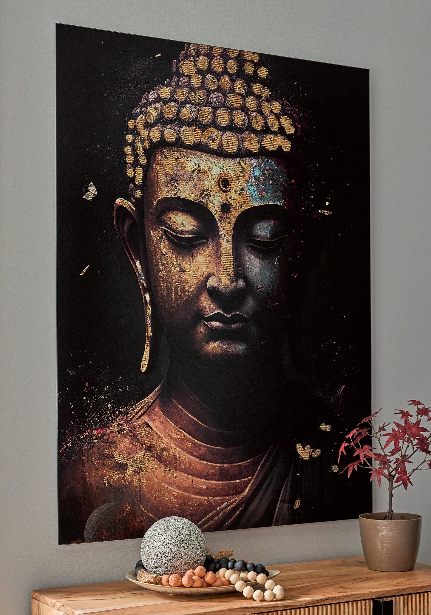 The Furniture Outlets - Ashley Furniture - Caymoore Wall Decor - Wall Art / Black/Gold Finish - A8000423