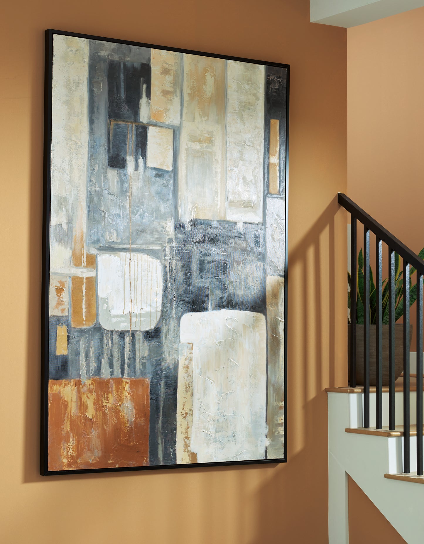 The Furniture Outlets - Ashley Furniture - Howford Wall Decor - Wall Art / Brown/Black/Gray - A8000426