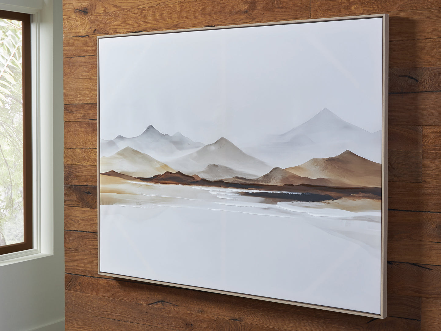 The Furniture Outlets - Ashley Furniture - Karalen Wall Decor - Wall Art / White/Gray/Brown - A8000465