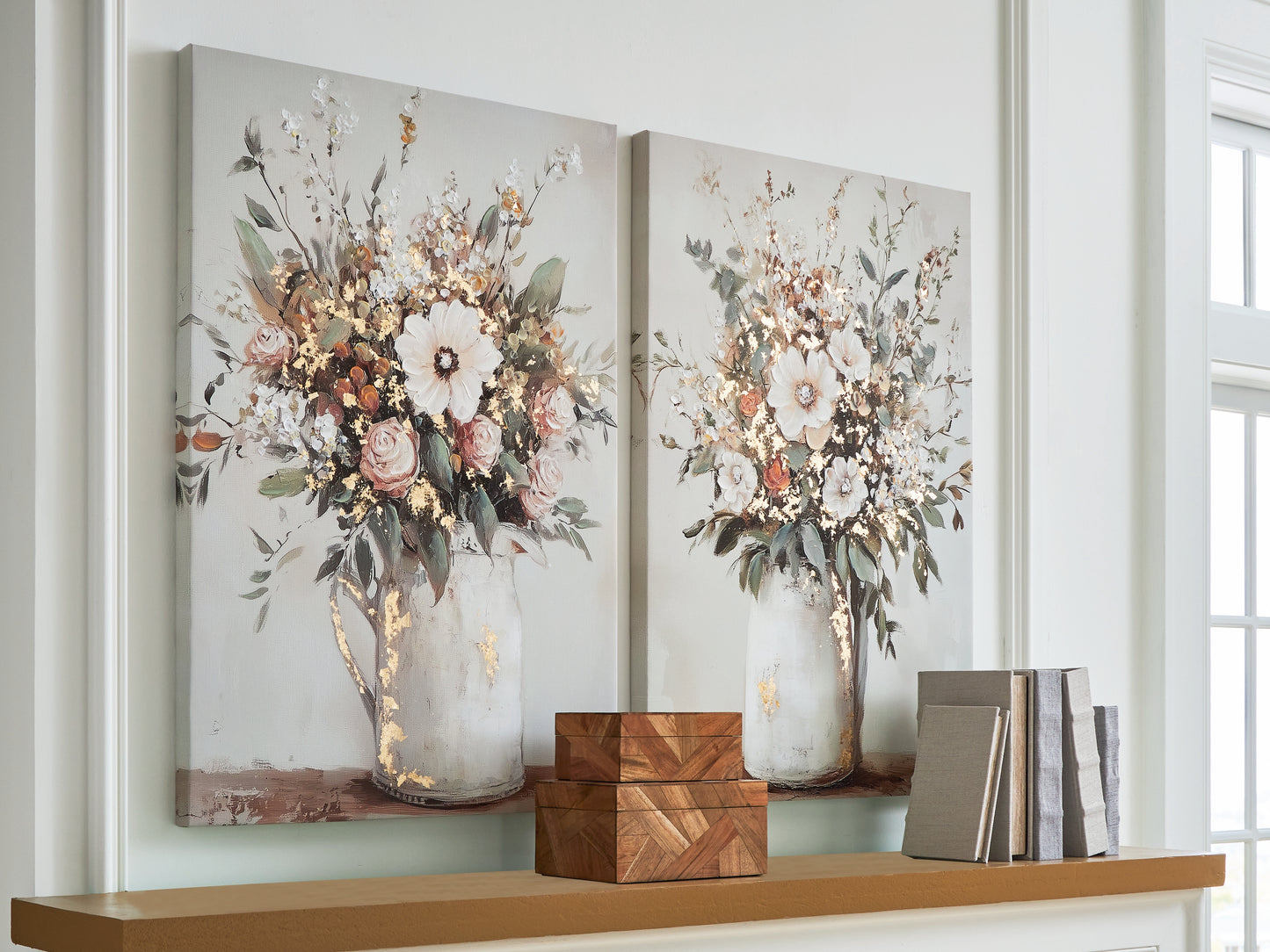 The Furniture Outlets - Ashley Furniture - Faisaldon Wall Decor - Wall Art Set (Set of 2) / Multi - A8000476