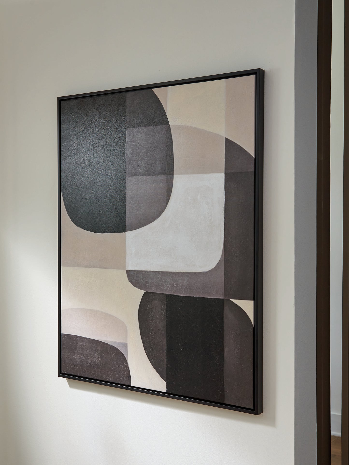 The Furniture Outlets - Ashley Furniture - Kesleigh Wall Decor - Wall Art / Black/White - A8000495