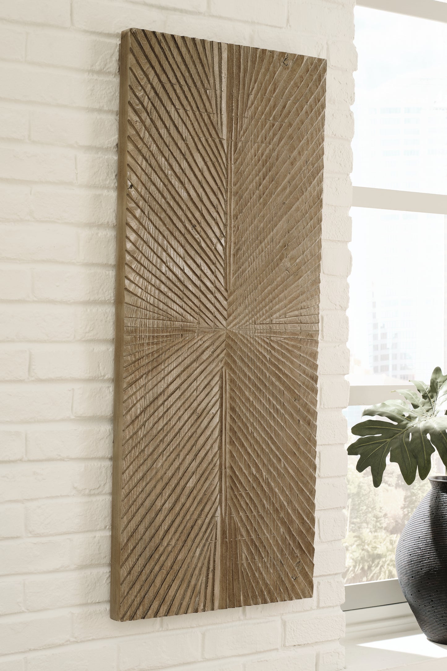 The Furniture Outlets - Ashley Furniture - Lenora Wall Decor - Wall Decor / Distressed Brown - A8010280