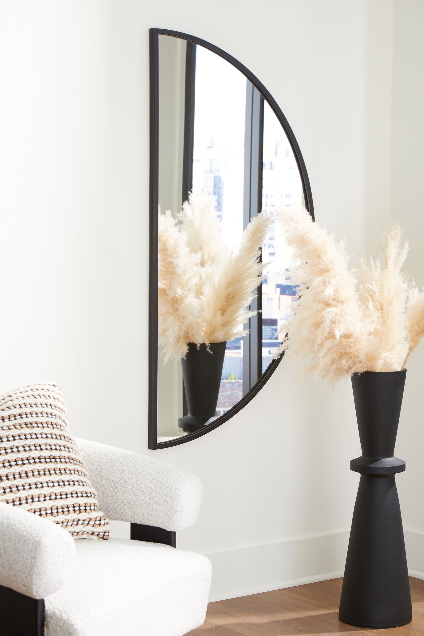 The Furniture Outlets - Ashley Furniture - Denlow Mirror - Accent Mirror / Black - A8010333
