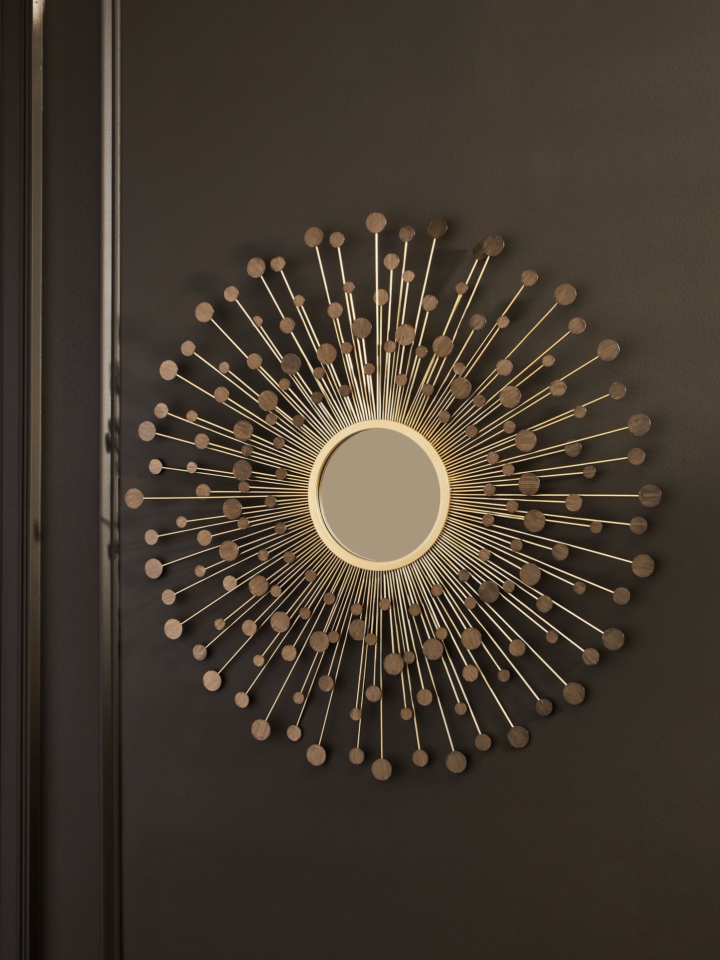 The Furniture Outlets - Ashley Furniture - Morwenna Mirror - Accent Mirror / Bronze/Gold Finish - A8010392