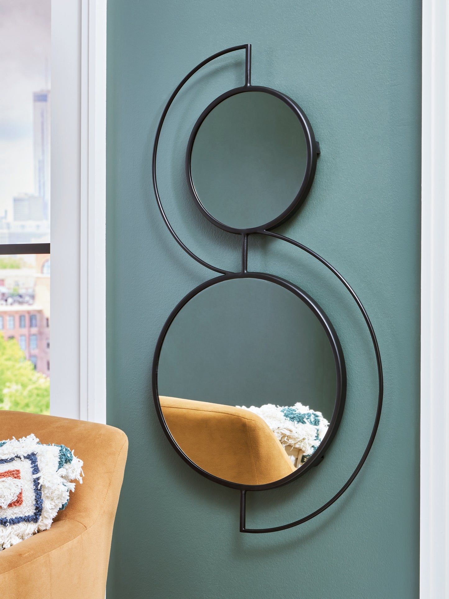 The Furniture Outlets - Ashley Furniture - Shayham Mirror - Accent Mirror / Black - A8010402