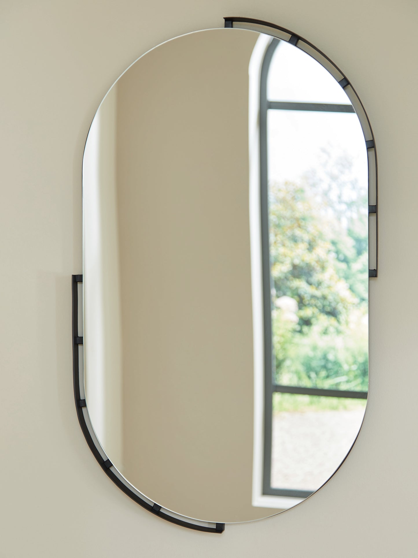 The Furniture Outlets - Ashley Furniture - Valkings Mirror - Accent Mirror / Black - A8010403