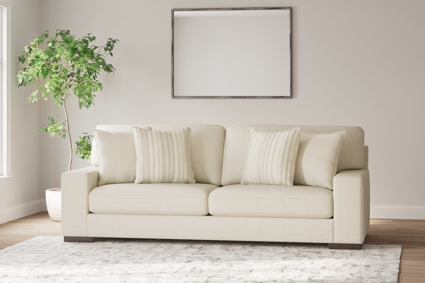 The Furniture Outlets - Ashley Furniture - Maggie Living Room - Ottoman / Flax - 5200414