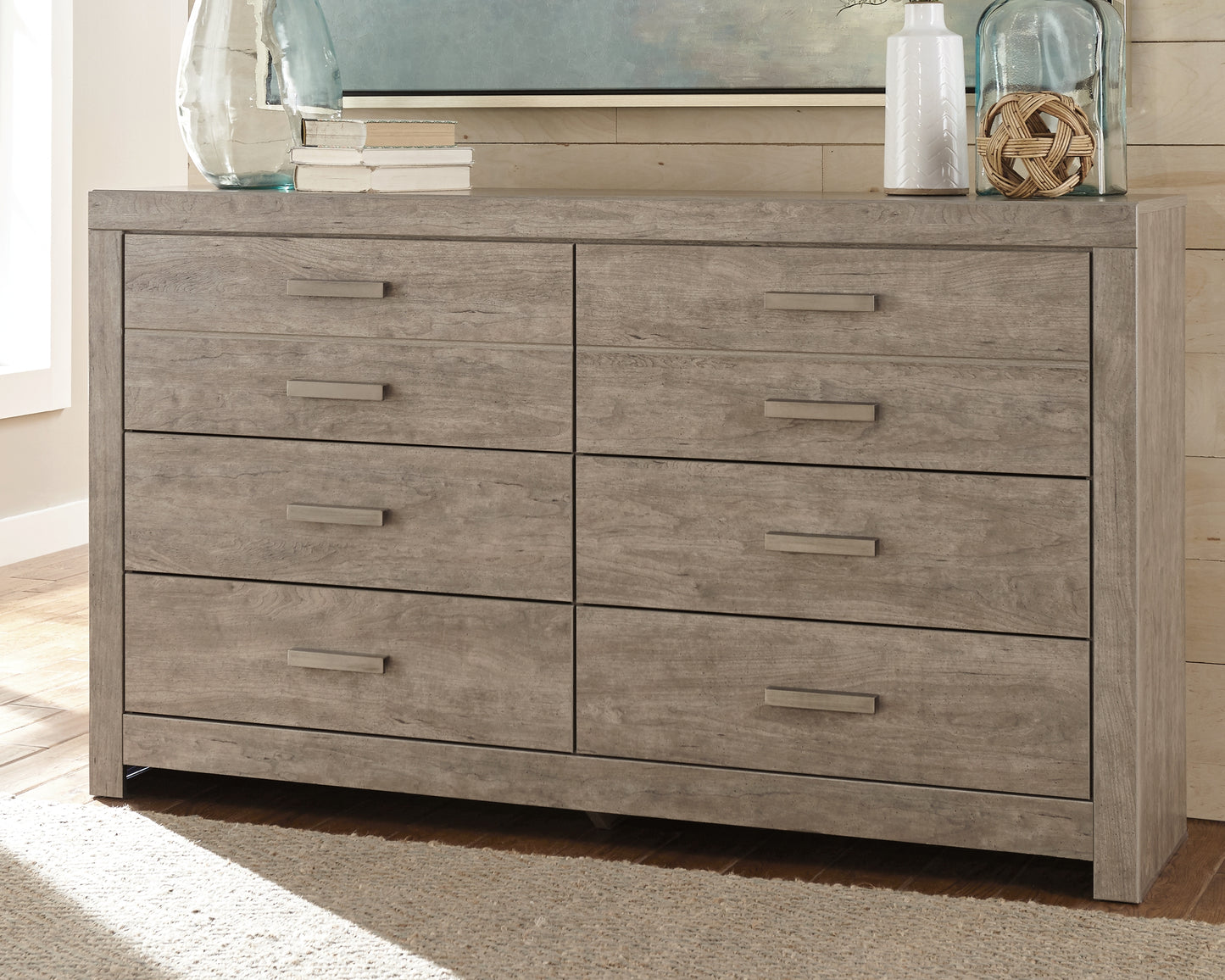 The Furniture Outlets - Ashley Furniture - Culverbach Bedroom - Six Drawer Dresser / Gray - B070-31