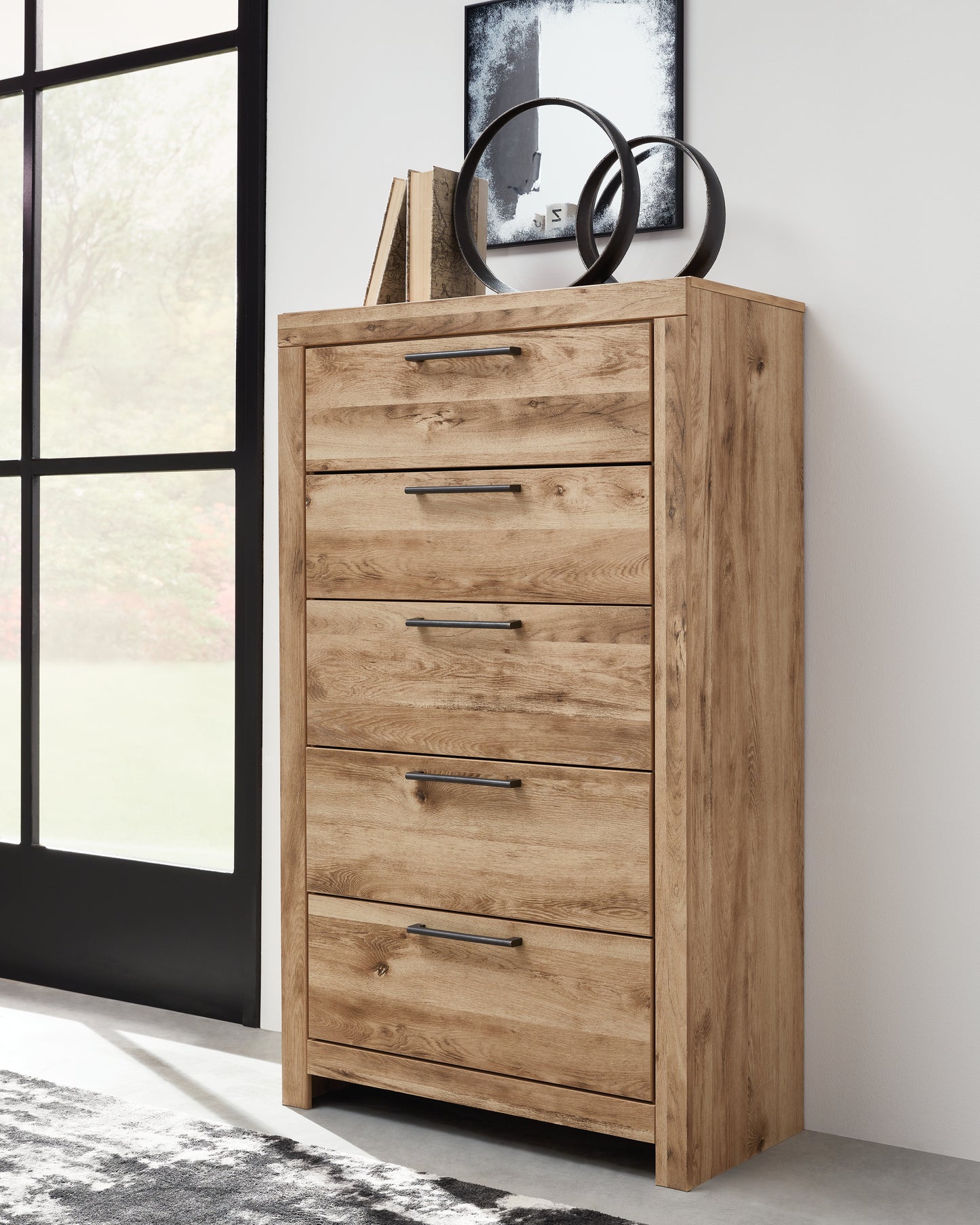 The Furniture Outlets - Ashley Furniture - Hyanna Bedroom - Full Panel Storage Bed / Tan Brown - B1050B38