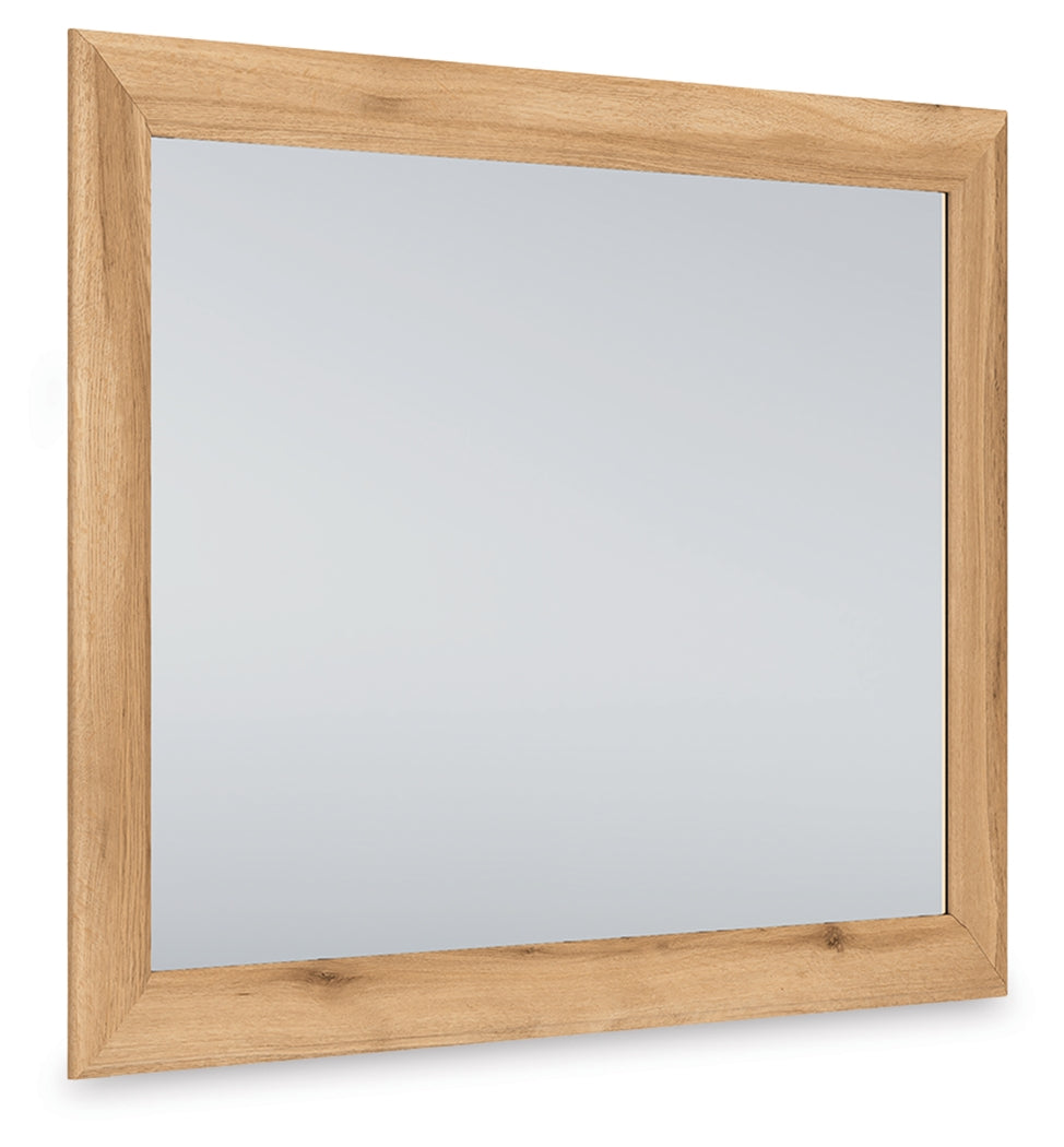 The Furniture Outlets - Ashley Furniture - Aleaport Bedroom - Bedroom Mirror / Warm Brown - PCB1075-36