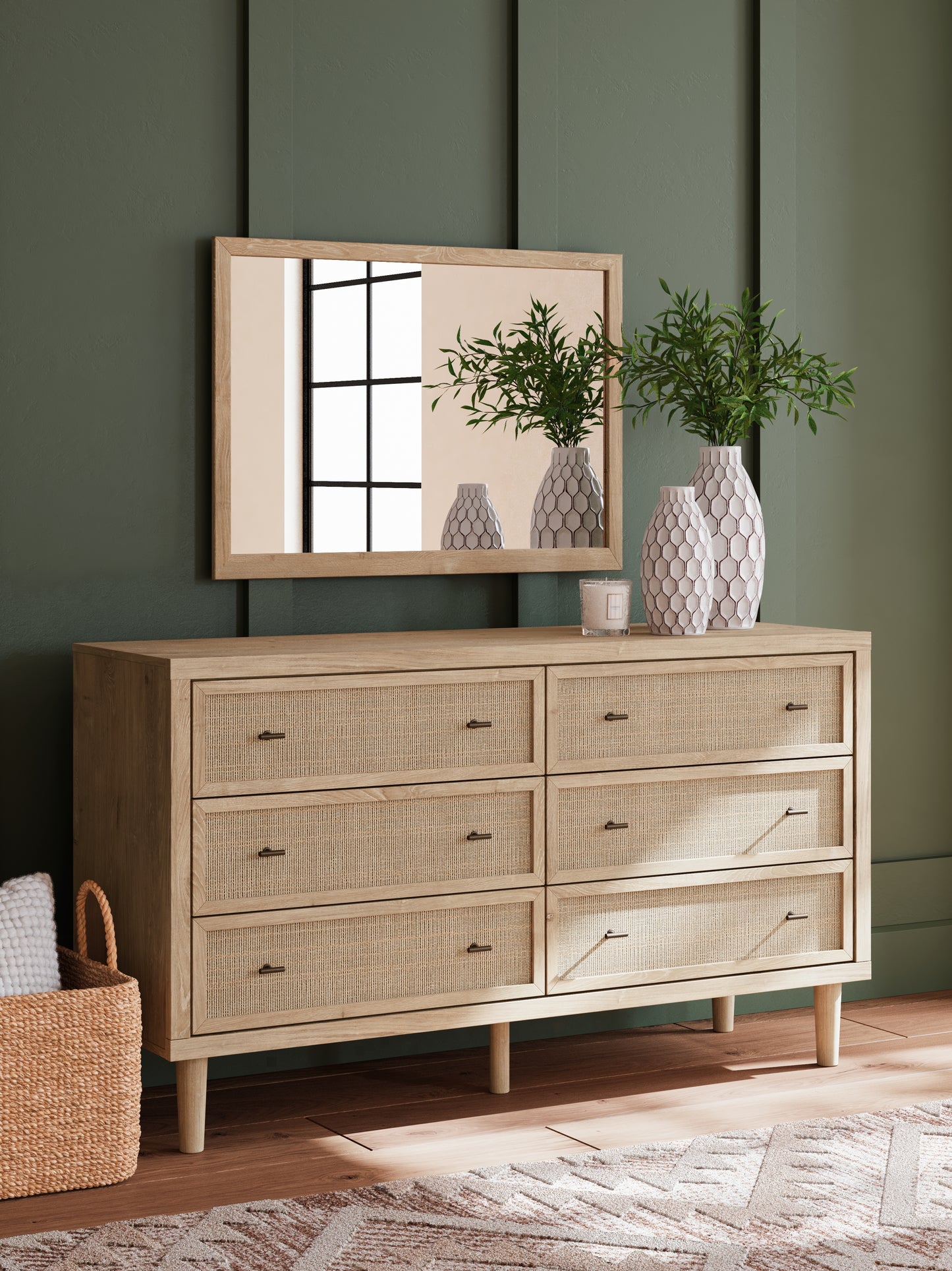 The Furniture Outlets - Ashley Furniture - Cielden Bedroom - Dresser and Mirror / Two-tone - B1199B1