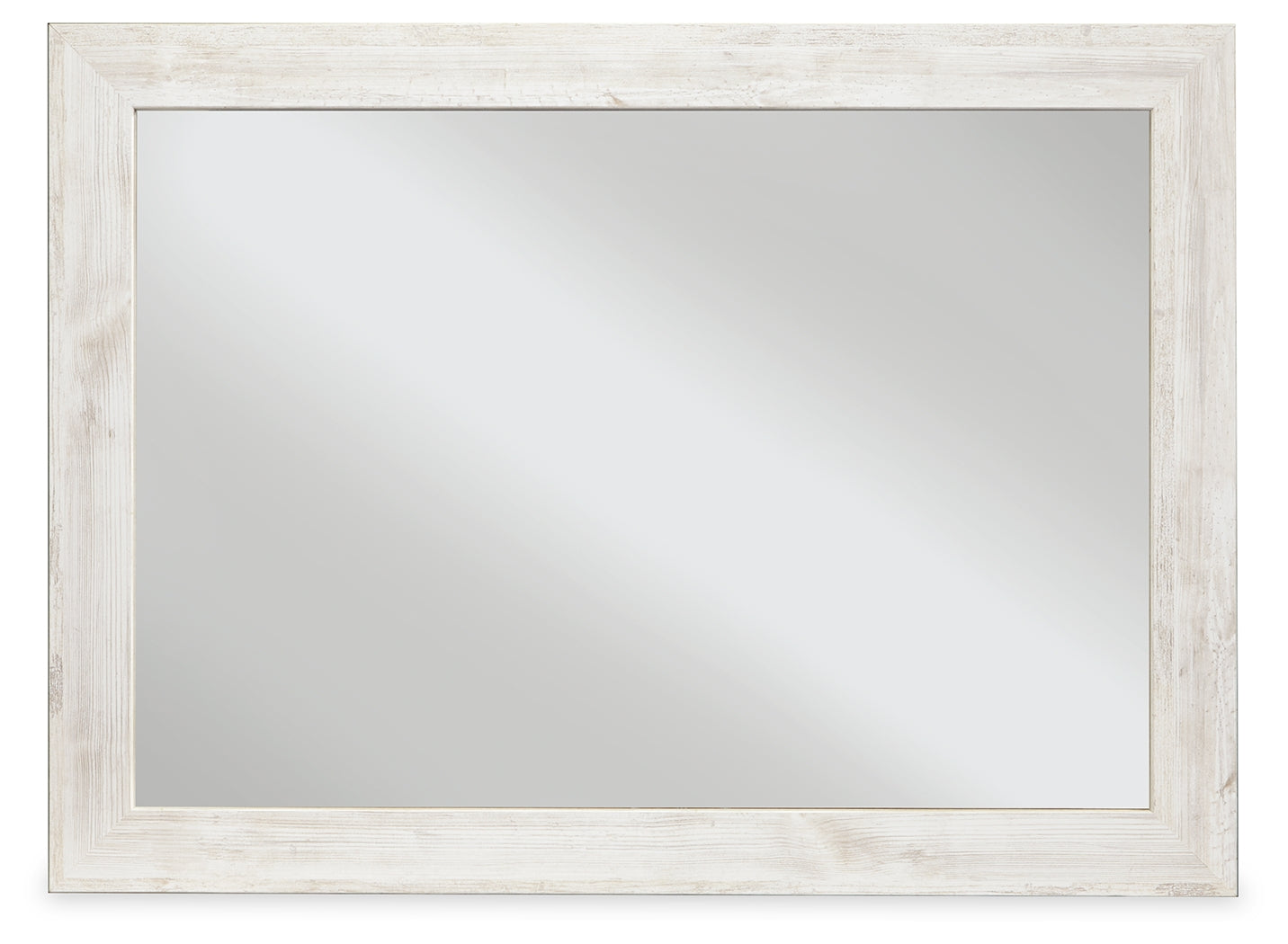 The Furniture Outlets - Ashley Furniture - Paxberry Bedroom - Bedroom Mirror / Whitewash - B181-36