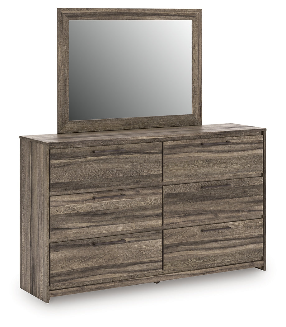 The Furniture Outlets - Ashley Furniture - Elbrim Bedroom - Dresser and Mirror / Brown - PCB2005B1