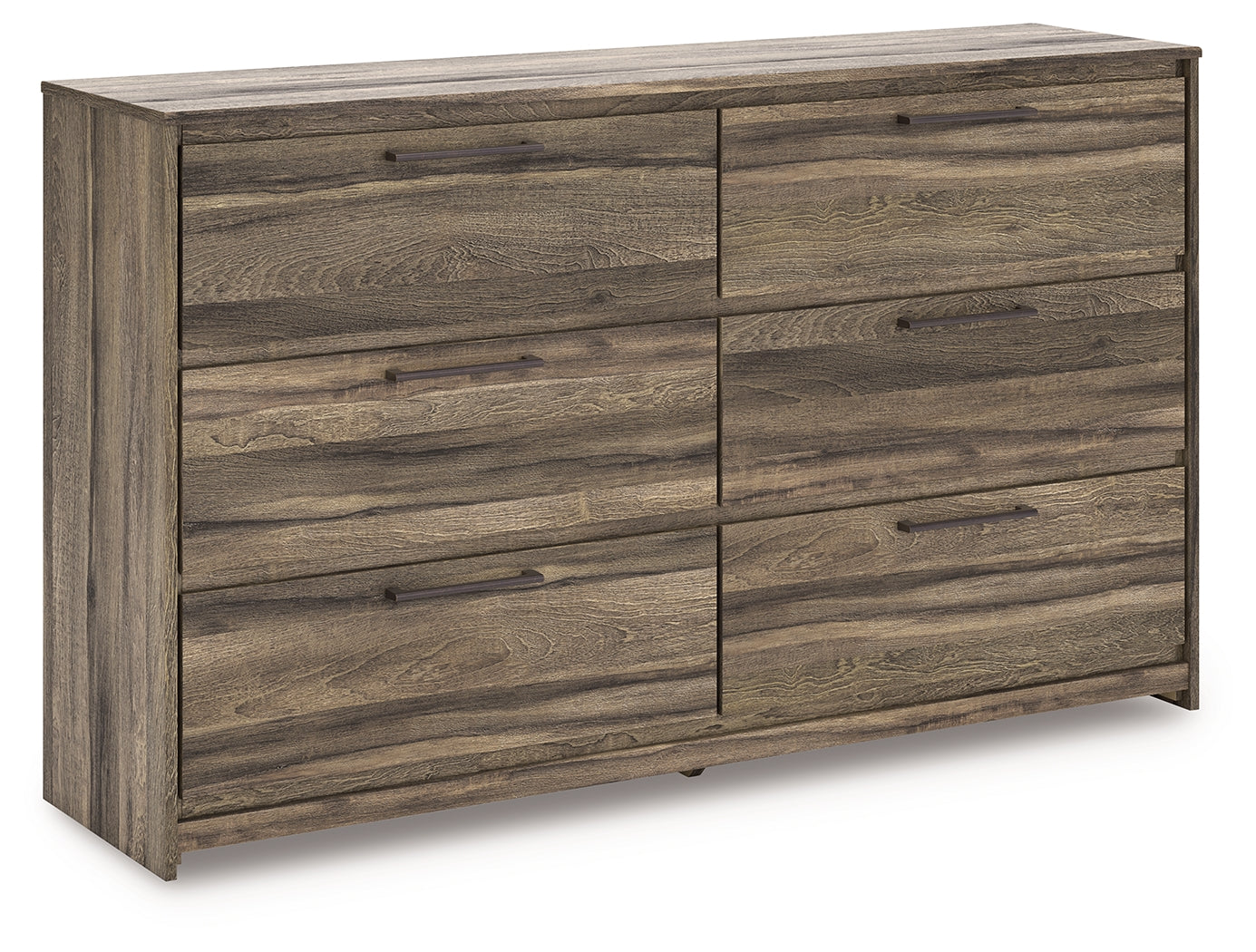 The Furniture Outlets - Ashley Furniture - Elbrim Bedroom - Six Drawer Dresser / Brown - PCB2005-31