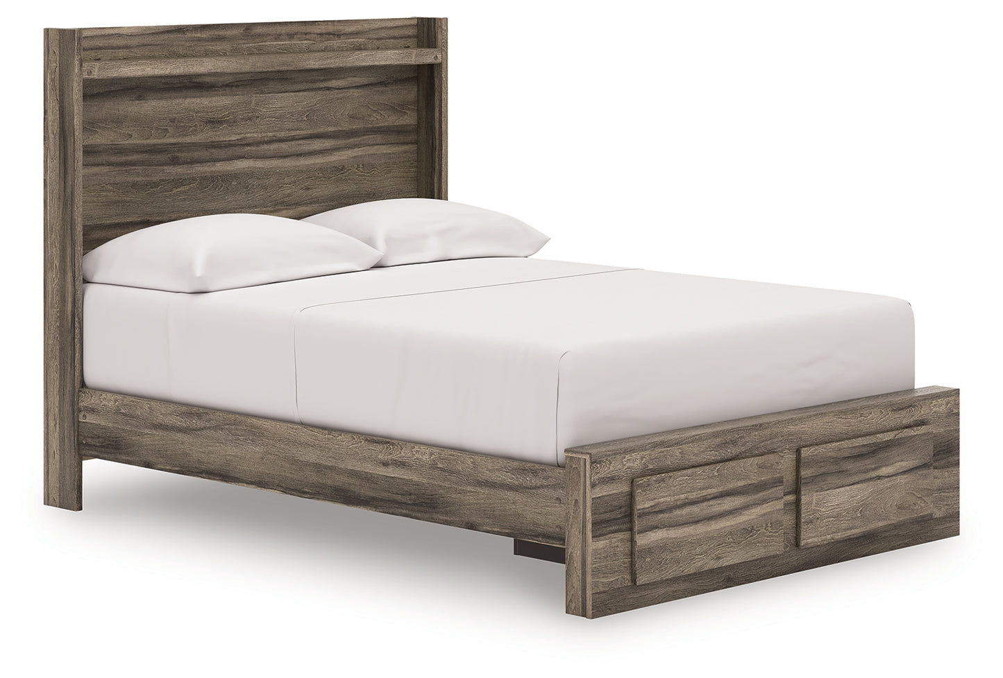 The Furniture Outlets - Ashley Furniture - Elbrim Bedroom - Full Panel Storage Bed / Brown - PCB2005B10