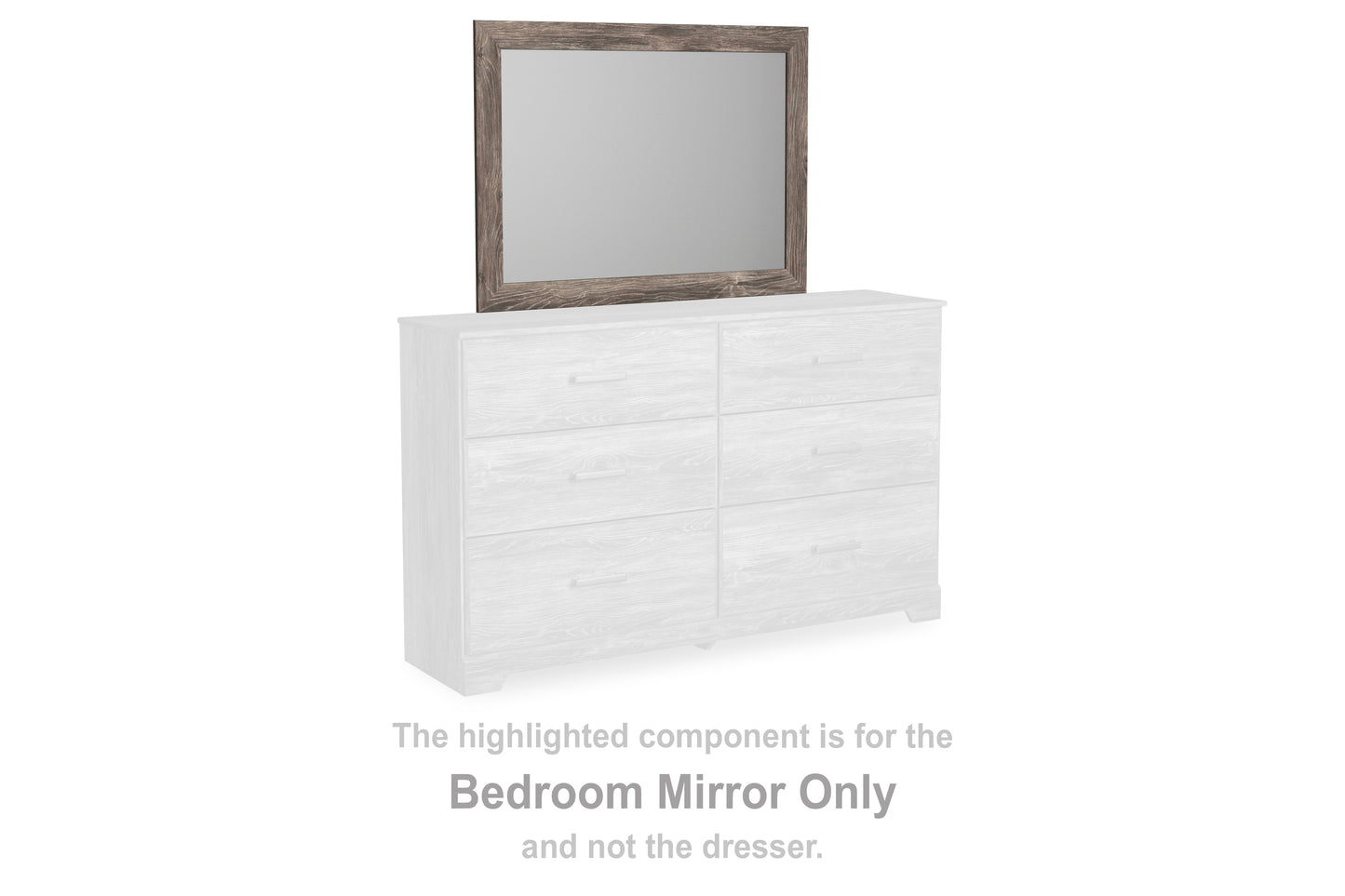 The Furniture Outlets - Ashley Furniture - Ralinksi Bedroom - Bedroom Mirror / Gray - B2587-36