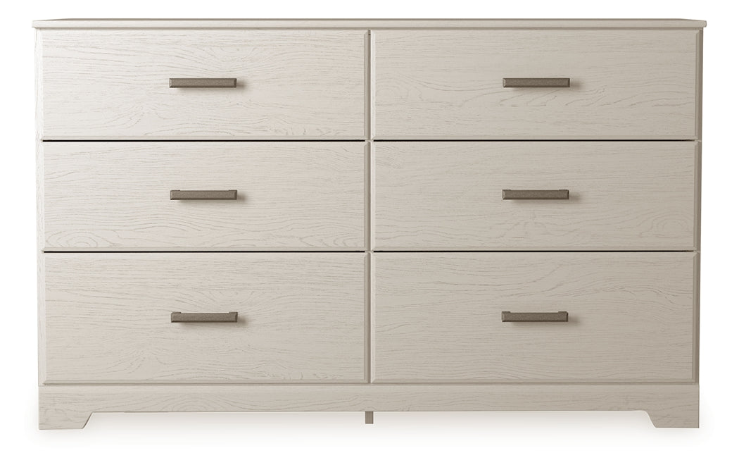 The Furniture Outlets - Ashley Furniture - Stelsie Bedroom - Six Drawer Dresser / White - B2588-31