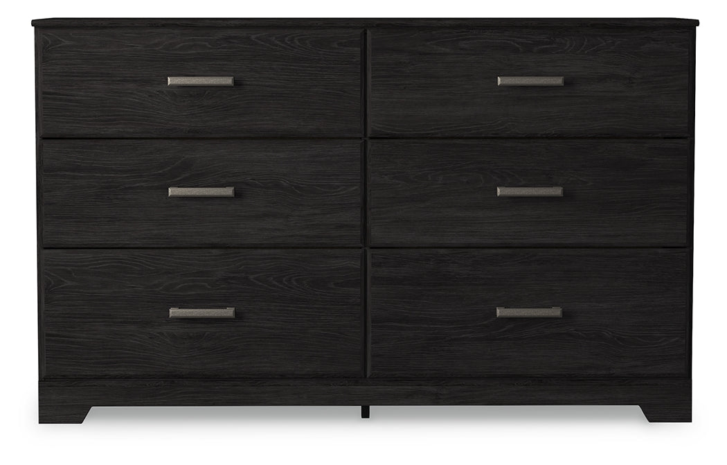 The Furniture Outlets - Ashley Furniture - Belachime Bedroom - Six Drawer Dresser / Charcoal - B2589-31