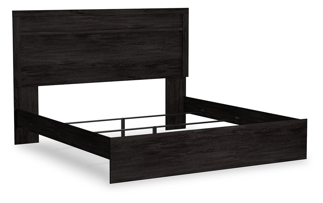 The Furniture Outlets - Ashley Furniture - Belachime Bedroom - King Panel Bed / Charcoal - B2589B4