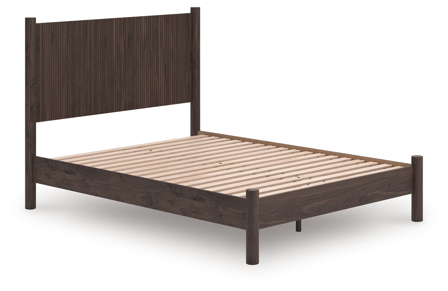 The Furniture Outlets - Ashley Furniture - Pamytta Bedroom - Queen Panel Platform Bed / Brown - PCB2614B6