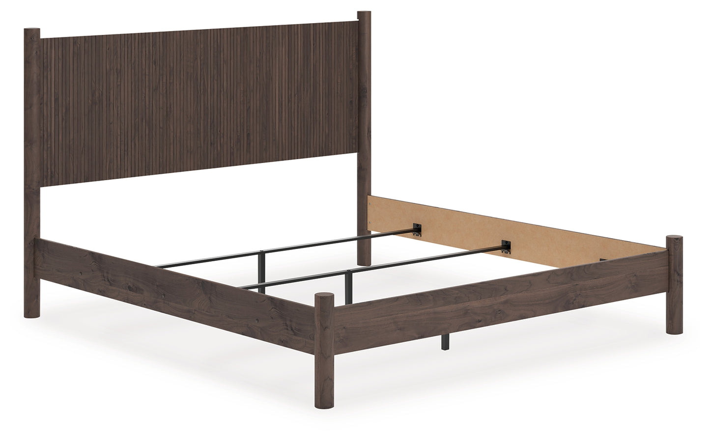 The Furniture Outlets - Ashley Furniture - Pamytta Bedroom - King Panel Bed / Brown - PCB2614B26