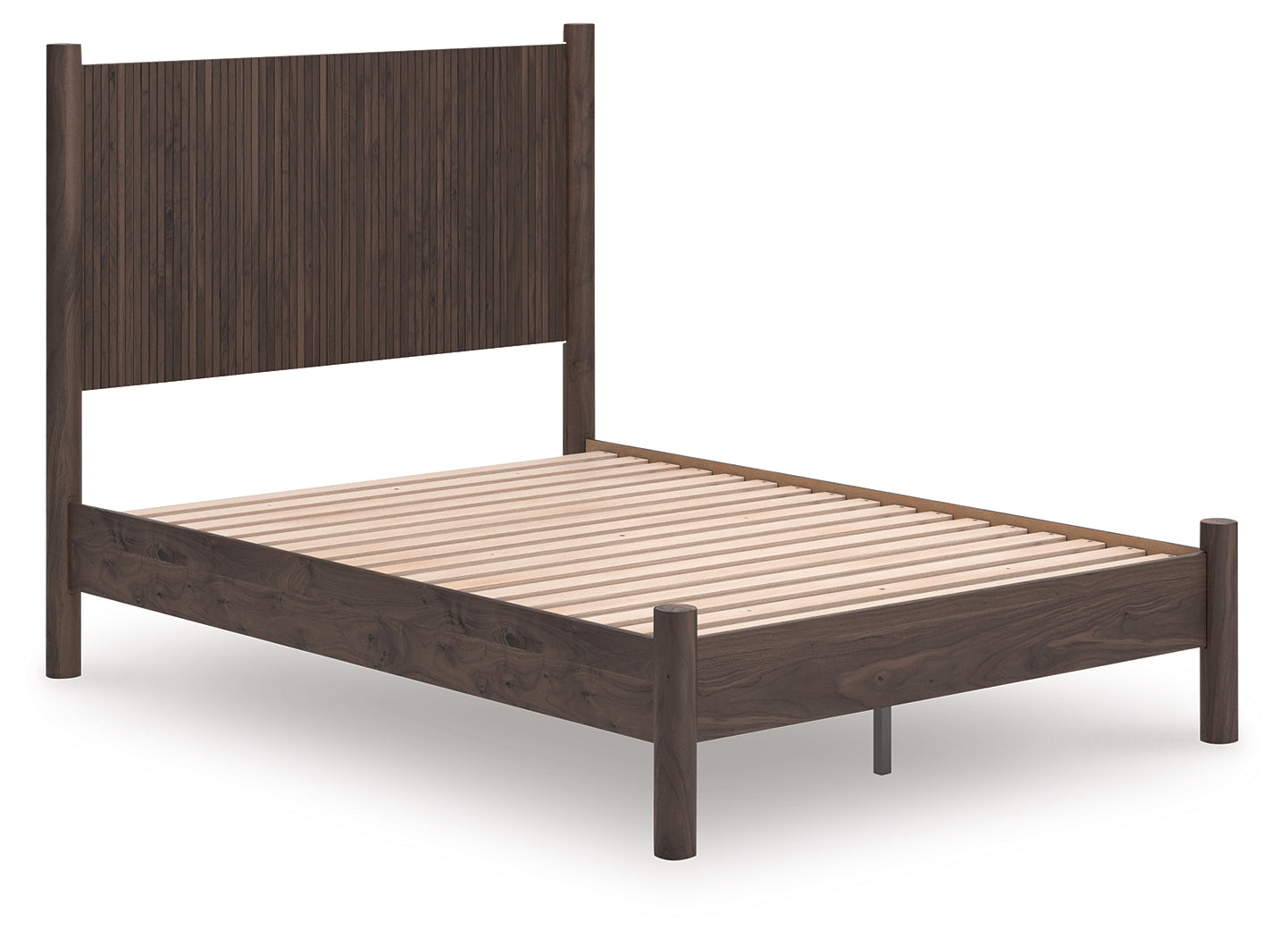 The Furniture Outlets - Ashley Furniture - Pamytta Bedroom - Full Panel Platform Bed / Brown - PCB2614B4