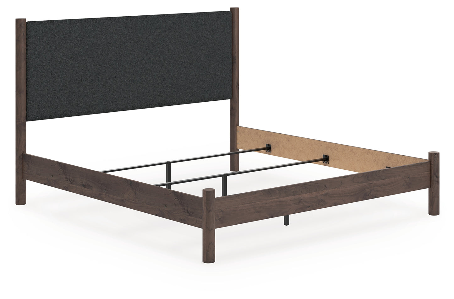 The Furniture Outlets - Ashley Furniture - Pamytta Bedroom - King Upholstered Panel Bed / Brown - PCB2614B29