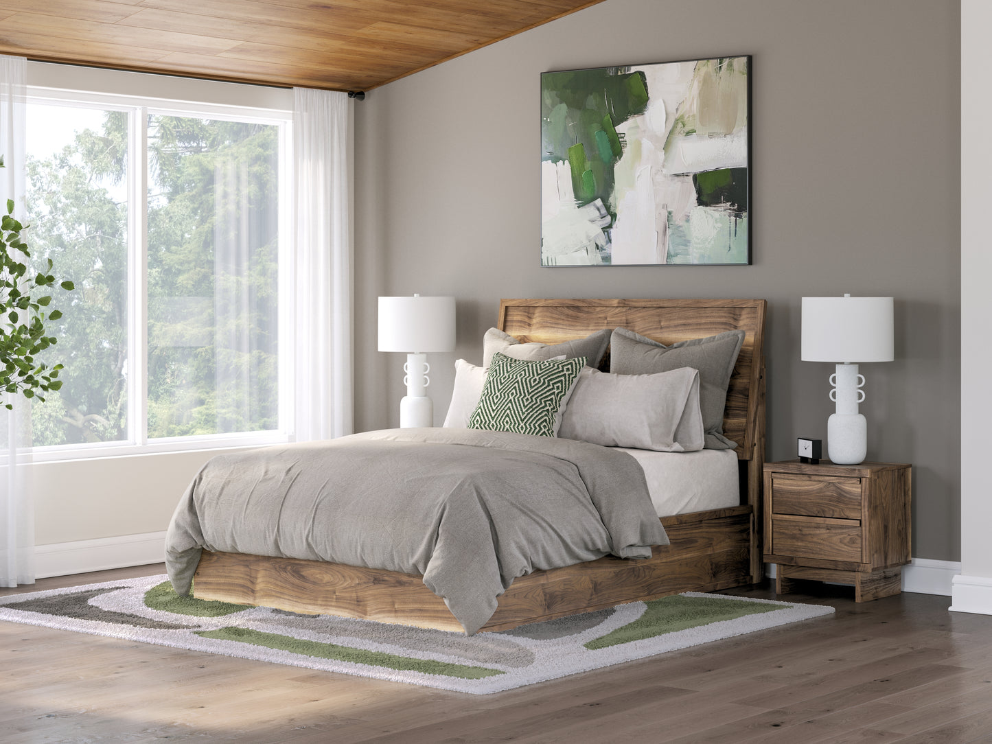 The Furniture Outlets - Ashley Furniture - Chirason Bedroom - Queen Panel Bed / Brown - PCB3367B2