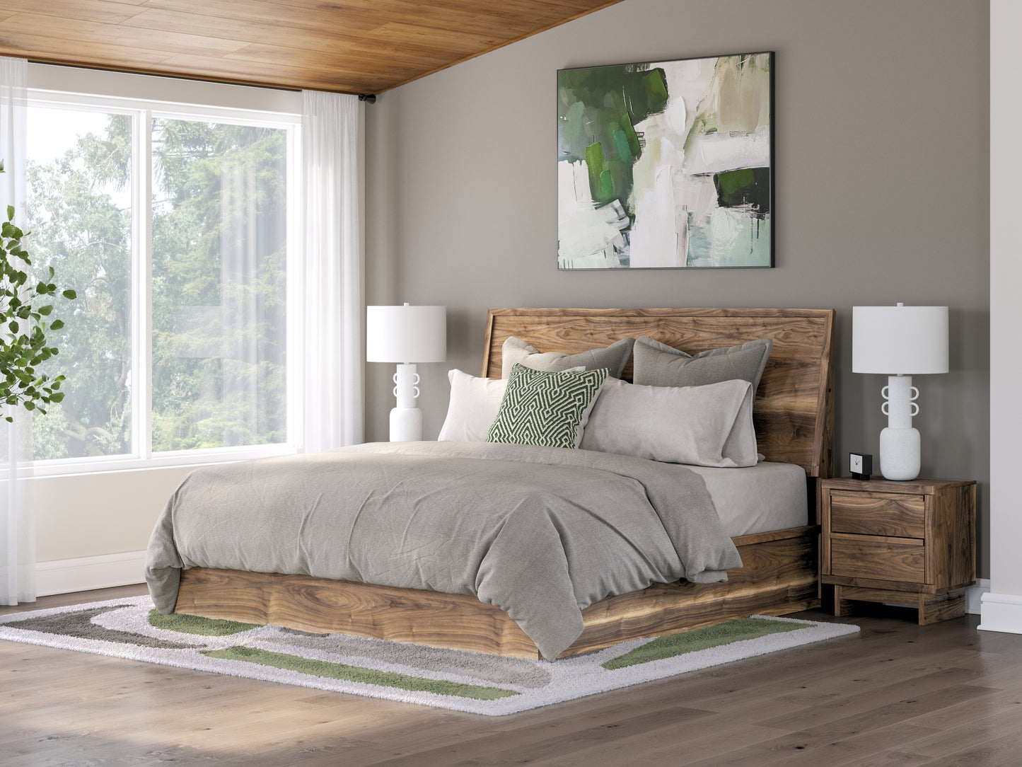 The Furniture Outlets - Ashley Furniture - Chirason Bedroom - King Panel Bed / Brown - PCB3367B13