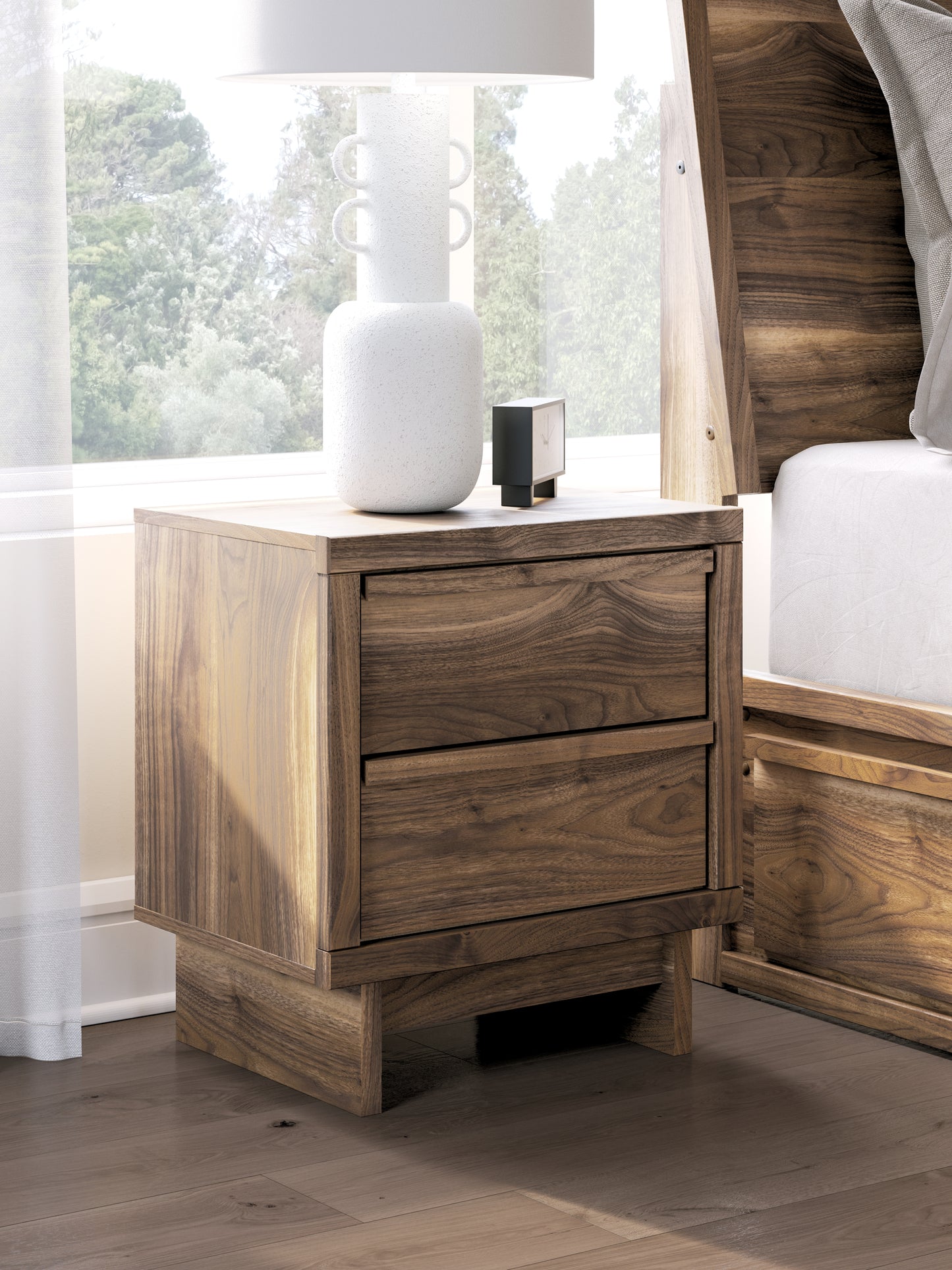 The Furniture Outlets - Ashley Furniture - Chirason Bedroom - Two Drawer Night Stand / Brown - PCB3367-92